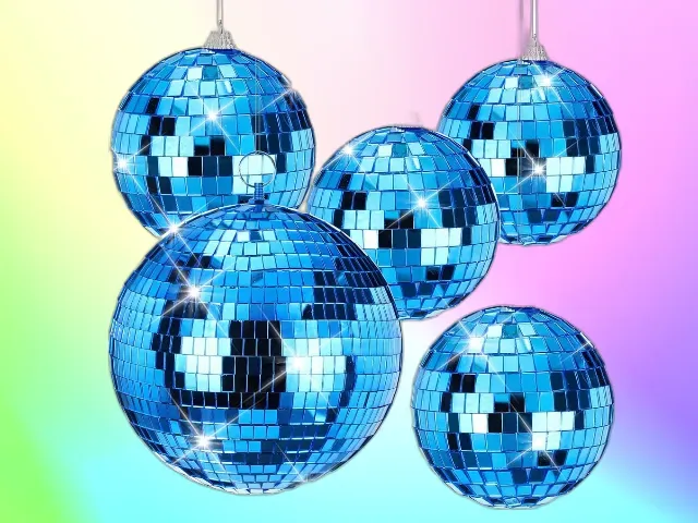 FX Lab Blue Coloured Mirror Ball 8 Inch 20cm