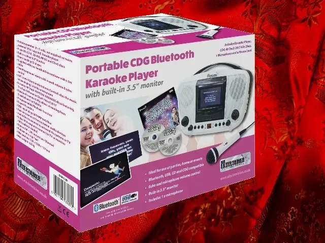 Portable CDG Bluetooth Karaoke Machine