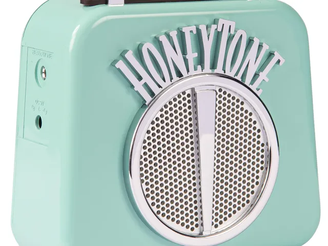 Honey Tone Mini Amplifier - Colour Nifty Aqua